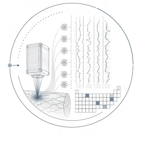 XRF geochemistry measurement illustration