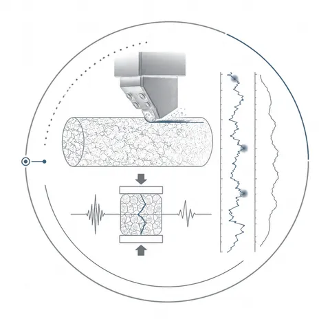 Scratch-derived strength measurement illustration